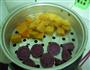 紫薯肉松团的做法图解1