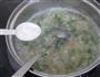 小白菜鸡肝粥的做法图解10