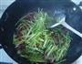 毛芹炒肉的做法图解5