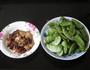 青扁豆炒腊肉的做法图解1