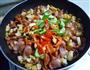 香肠炒藕丁的做法图解9