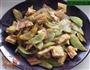 腐竹莴荀炒肉的做法图解9