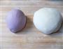 双色紫薯馒头卷的做法图解3