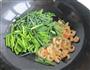 韭苔虾仁炒鸡蛋的做法图解6