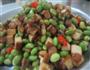 肉末毛豆炒香干的做法图解5