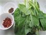 炝油菜的做法图解1
