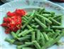 火腿烧豆角的做法图解1