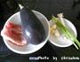 五花肉炒茄子的做法图解1