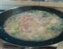 青菜白蛤肉片汤的做法图解5