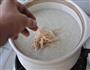 鸡丝栗子粥的做法图解4