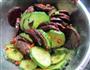 凉拌黄瓜紫薯片的做法图解4