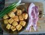 油豆腐包肉的做法图解1