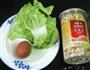 鸡蛋包菜麦片粥的做法图解1