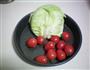 清炒小番茄卷心菜的做法图解1