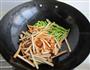 香干蒜苔炒肉丝的做法图解9