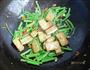 剁椒茼蒿炒豆腐的做法图解8