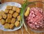 油豆腐塞肉的做法图解1