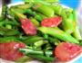 腊肠炒芥兰的做法图解5