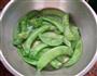 炒扁豆丝的做法图解2