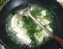 菜芯干鸡蛋豆腐汤的做法图解5