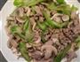 炒芹菜蘑菇肉片的做法图解6