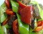 双椒炒香肠的做法图解11