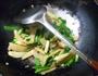 肉末韭菜炒茭白的做法图解13