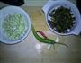 雪菜毛豆的做法图解1