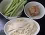 扁豆油丝面的做法图解1