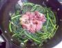 肉丝红苋菜的做法图解8