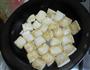 油菜炒豆腐的做法图解2