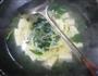 菜芯干鸡蛋豆腐汤的做法图解10