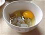 韮香虾仁鸡蛋酱的做法图解2