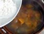 高汤南瓜枸杞粥的做法图解4
