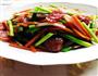 蒜苔炒腊肉的做法图解6