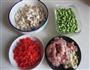 肉末豆米杏鲍菇丁的做法图解1