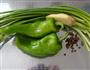 蒜苔炒青椒的做法图解1