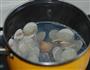 清炖蛤蜊狮子头的做法图解2