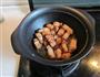 口蘑鹌鹑蛋烧肉的做法图解6