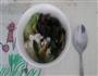 油菜木耳丸子汤的做法图解7