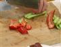 芽菜炒猪红的做法图解1