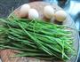韭菜炒荷苞蛋的做法图解1