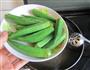 白灼黄秋葵的做法步骤4