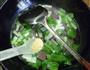 鹅血小白菜汤的做法图解9