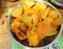 电压力器焗南瓜番薯的做法图解8