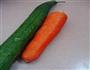 黄瓜胡萝卜卷的做法图解1
