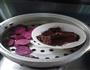 芝麻紫薯豆沙团子的做法图解1