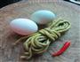 酸豆角煎蛋的做法图解1