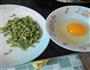 豆角蛋花汤的做法图解1