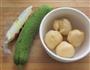 丝瓜油球汤的做法图解1